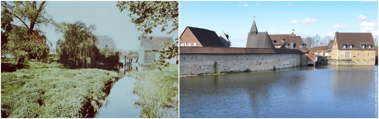 Burg Kakesbeck Damals und Heute