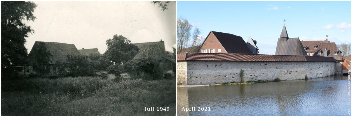 Burg Kakesbeck Damals und Heute