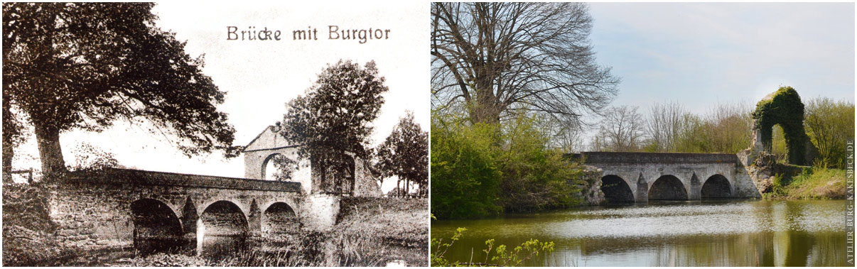 Dreibogenbruecke Damals und Heute