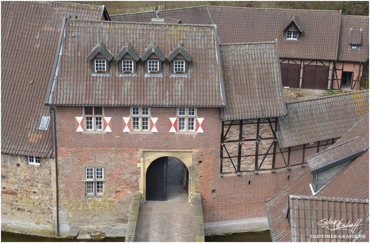 Torhaus der Hauptburg von Burg Kakesbeck