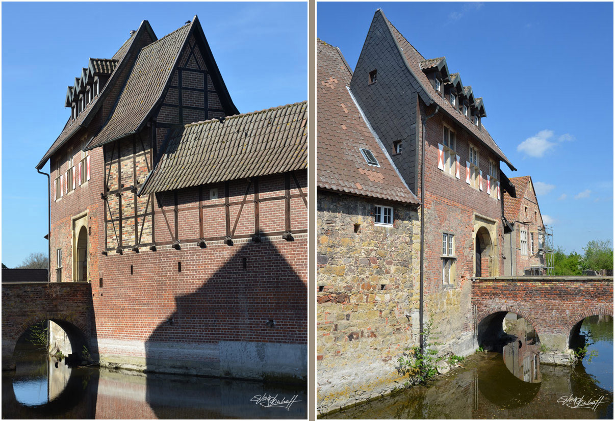 Brücke zur Hauptburg der Burg Kakesbeck